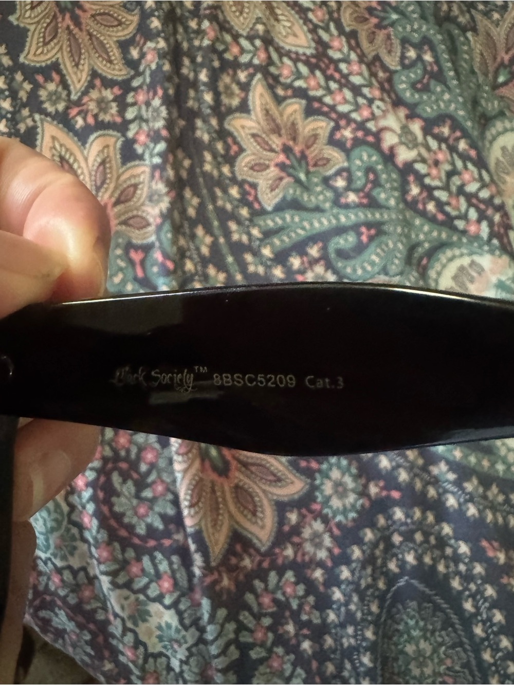 Black Society™ Black Sunglasses Arm - Black
